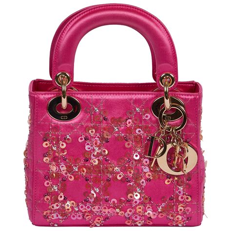 lady dior mini bag pink|small lady dior bag price.